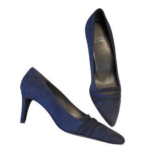 Stuart Weitzman NEW "Expandable" Suede Pump